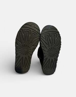 UGG Classic Mini II Black Sheepskin Boots